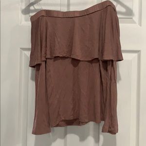 Strapless long sleeve